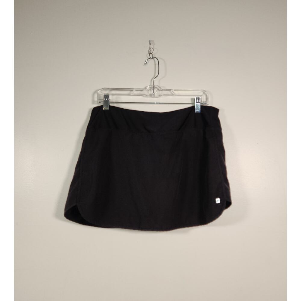 HIND Athletic Skort Womens L Black Silver Golf Tennis Pickleball Outdoor Gym